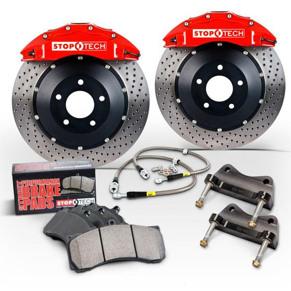 StopTech BBK 01-06 BMW M3 Front ST-60 Caliper 380x32 2-Piece Rotor Slotted Trophy Sport Kit