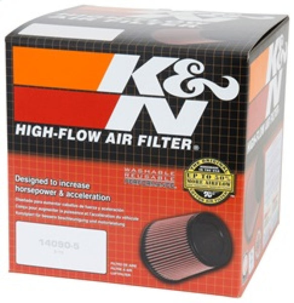 K&N Universal Rubber Filter 2 1/2inch Flange 3 inch OD 6 inch Height (W/ Adaptors)