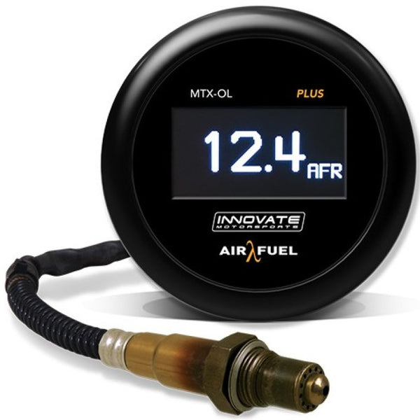 Innovate MTX-OL PLUS Wideband Digital Air/Fuel Ratio OLED Gauge Kit 3ft w/O2 Sensor