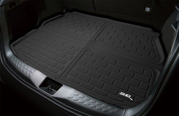 3D MAXpider 20-21 BMW X6 (G06) with Spare Tire Kagu Cross Fold Cargo Liner - Black