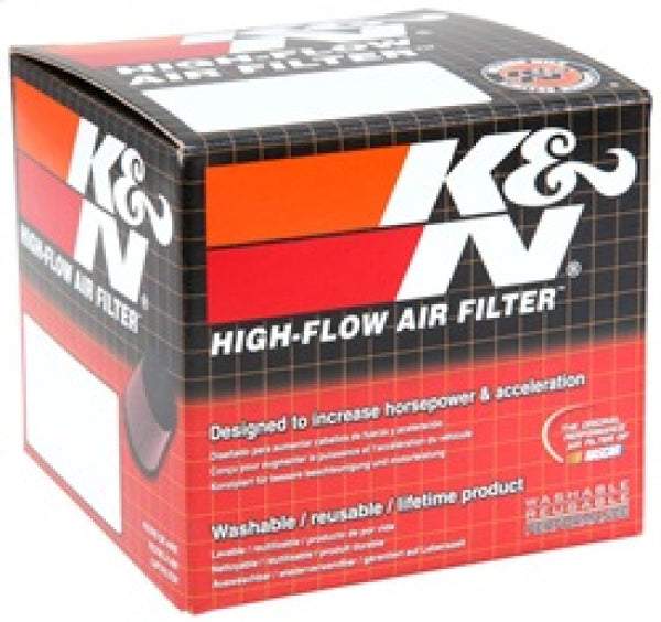 K&N Universal Chrome Filter 1 9/16 inch FLG / 2 5/8 inch Bottom / 2 inch Top / 3 inch Height