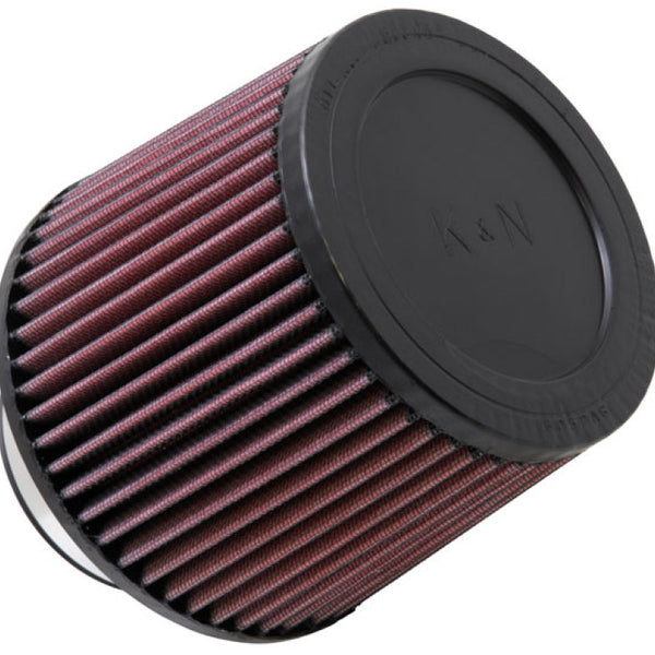 K&N Filter Universal Rubber Filter 3in Flange ID 6in Base OD 5.125in Top OD 5in Height