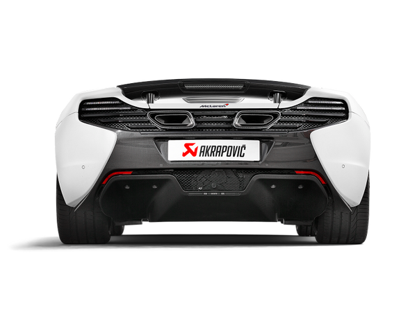 Akrapovic 14-17 McLaren 650S/650S Spyder Slip-On Line (Titanium) w/ Carbon Tips