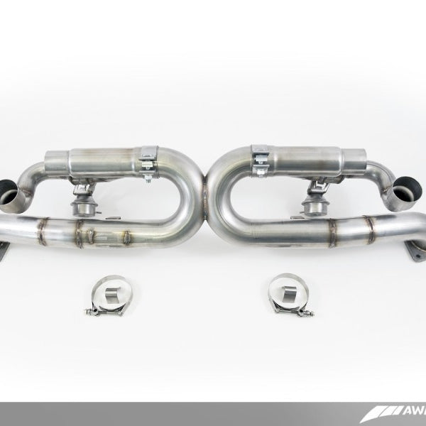 AWE Tuning Porsche 991 SwitchPath Exhaust for PSE Cars Diamond Black Tips