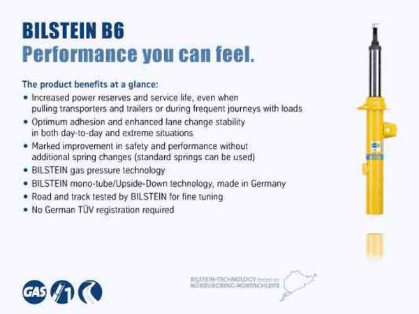 Bilstein B6 (HD) 2015 Audi A3 / VW Golf Front 36mm Monotube Shock