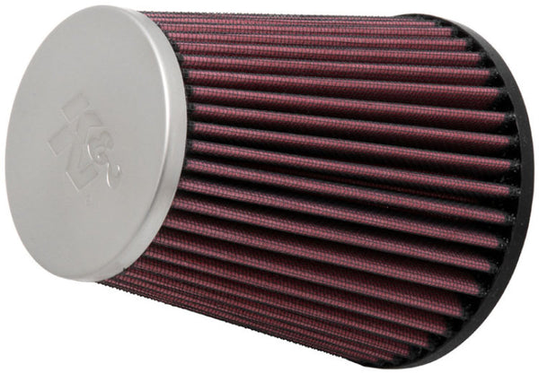 K&N Universal Chrome Round Tapered Air Filter 2.75in Flg ID x 5.031in B OD x 3.5in Top OD x 5.5in H