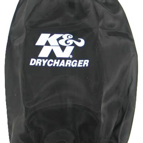 K&N Round Tapered Drycharger Air Filter Wrap-Black 7.5in Base ID x 4.5in Top ID x 9in H