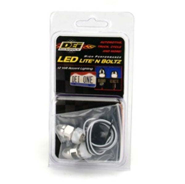 DEI LED LiteN Boltz LED LiteN Boltz License Plate Lighting - Acorn Head - 2pc - Polished