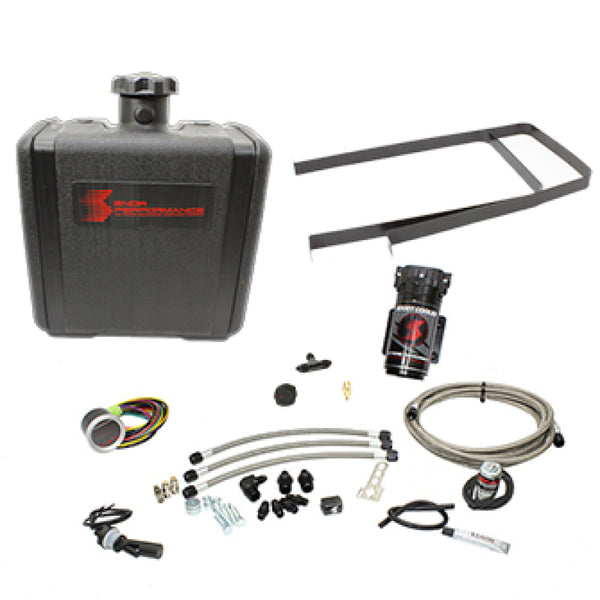 Snow Performance Cummins Stg 2 Bst Cooler Water Injection Kit (SS Brded Line/4AN Fittings) w/o Tank
