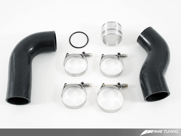 AWE Tuning S3 FMIC Hose Kit and TOP Package - Black Finish