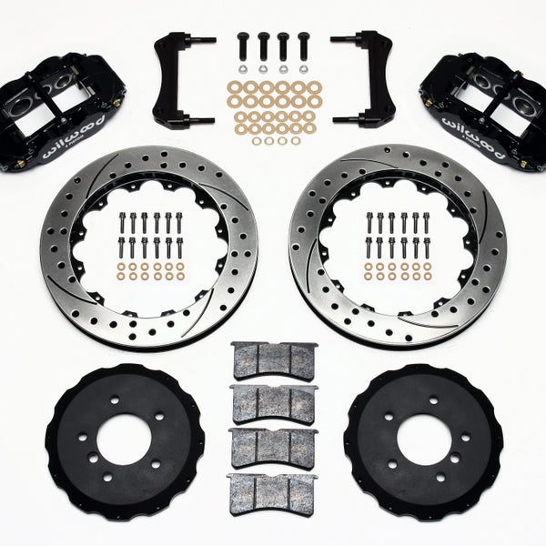 Wilwood Narrow Superlite 6R Front Hat Kit 13.06in Drilled E36 BMW M3