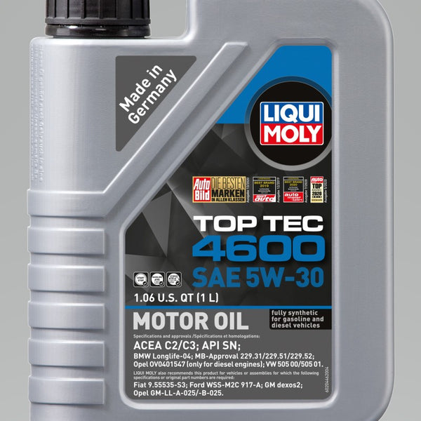 LIQUI MOLY 1L Top Tec 4600 Motor Oil 5W-30