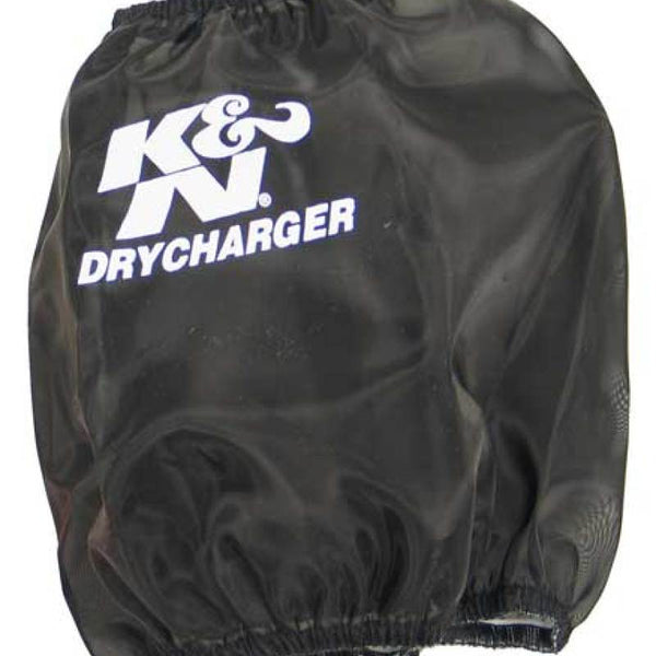 K&N Drycharger Round Tapered Air Filter Wrap - Black Open Top 7.5in Base ID / 4.5in Top ID / 6.5in H