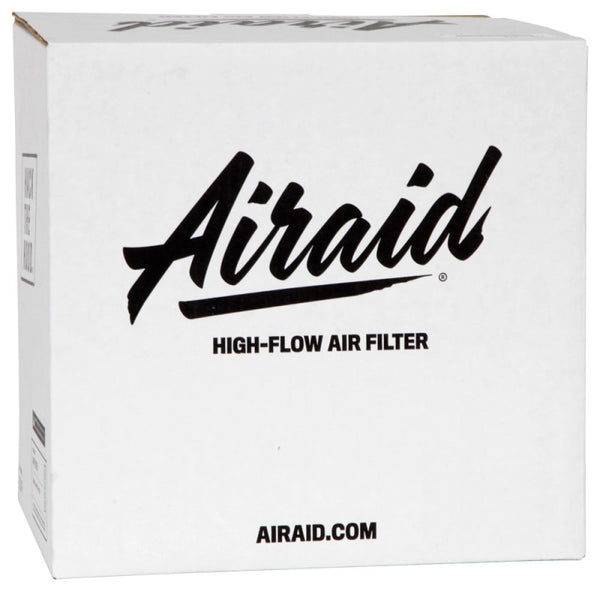 Airaid Universal Air Filter - Cone 6in FLG x 10-3/4x7-3/4in B x 4in T x 9in H - Synthaflow