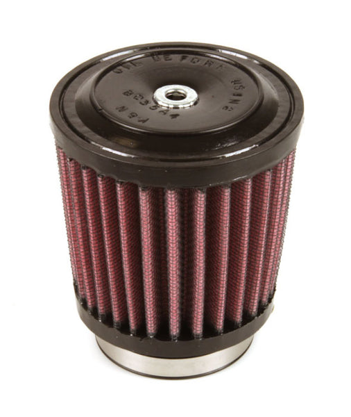 K&N Universal Rubber Filter Centered Flange 3in Base OD / 3.5in Top OD / 3.5in H / 2in Flange ID