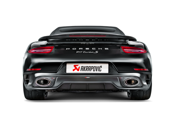 Akrapovic 14-15 Porsche 911 Turbo/Turbo S (991) Rear Carbon Fiber Diffuser - Matte