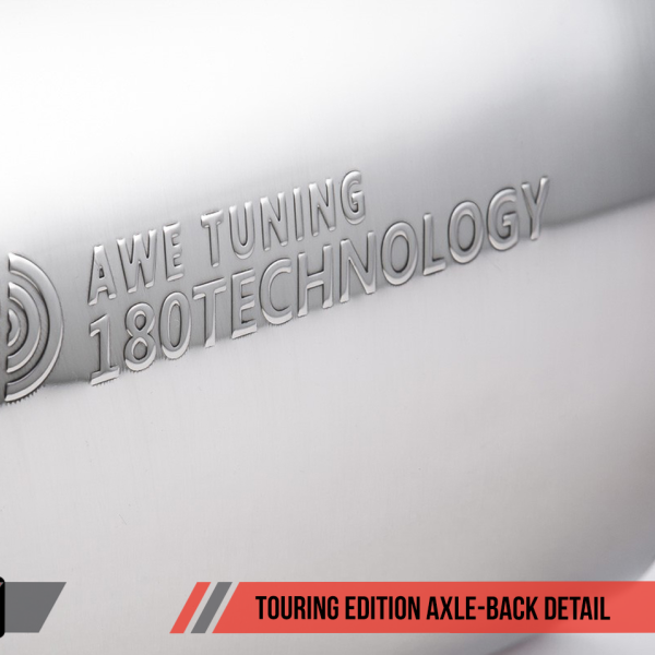 AWE Tuning BMW F3X 28i / 30i Touring Edition Axle-Back Exhaust Single Side - 80mm Silver Tips