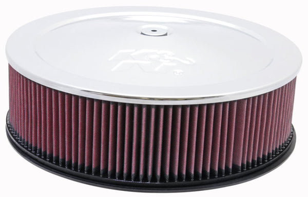 K&amp;N Universal Custom Air Filter - Round 7-5/16in. Flange / 14in. OD / 12in. ID / 5.5in. Height