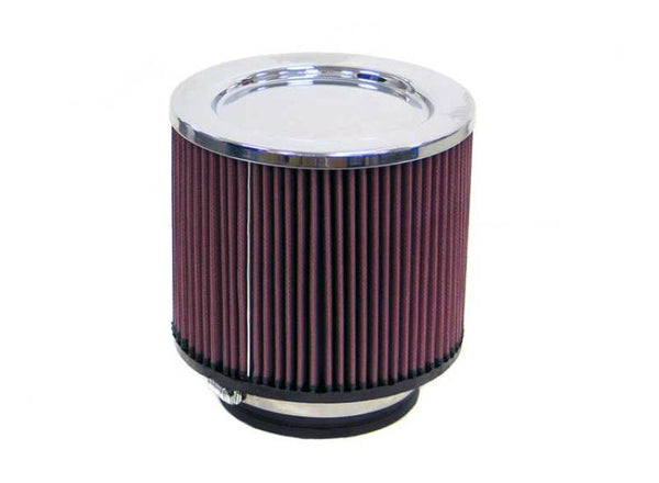 K&N Universal Round Clamp-On Air Filter 4in Flange 7in OD 6in Height