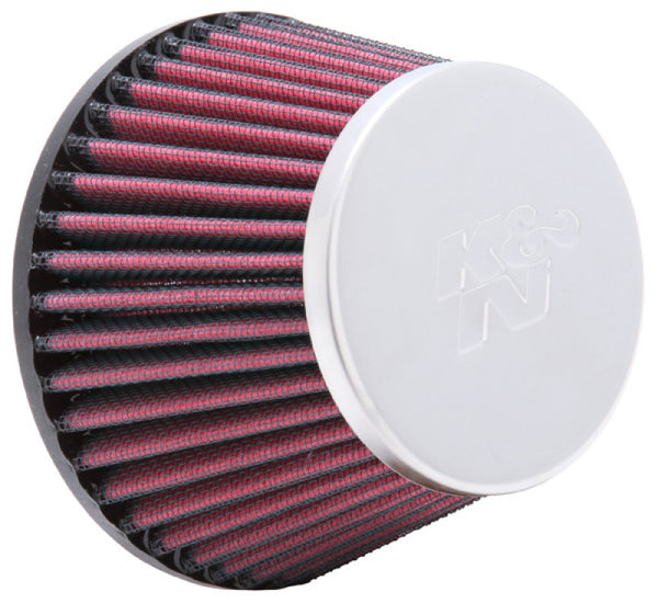 K&N Universal Air Filter Chrome Round Tapered 2.75in F-ID / 5.063in B-OD / 3.5in T-OD / 3.188in H