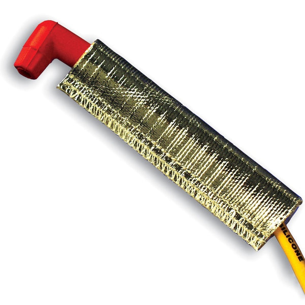 DEI Plug Wire Sheath 3/4in x 6in - 4-pack - Aluminum