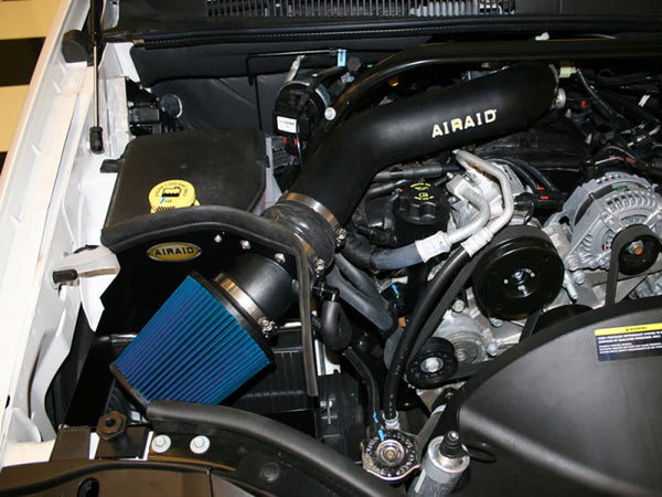 Airaid 05-07 Jeep Grand Cherokee 3.7L CAD Intake System w/ Tube (Dry / Blue Media)