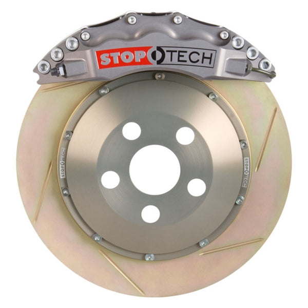 StopTech BBK 07-09 BMW 335i/335d Front 355x32 Zinc Slotted Rotors ST-60 Tropy Anodized Calipers