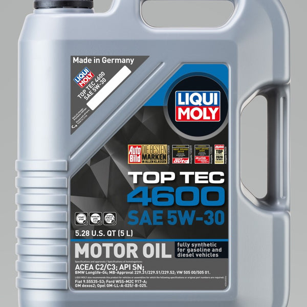 LIQUI MOLY 5L Top Tec 4600 Motor Oil 5W-30