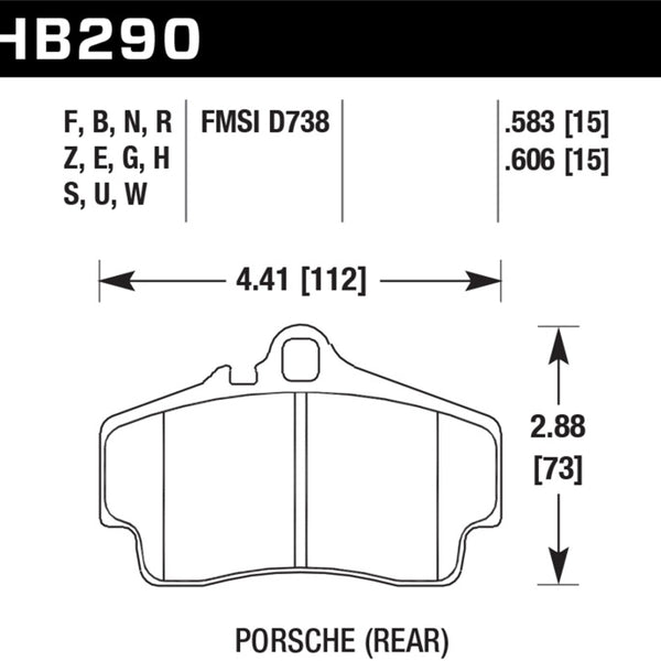 Hawk Performance Ceramic Street Brake Pads