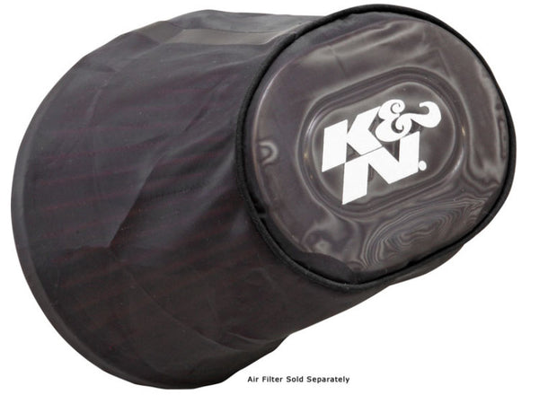 K&N Drycharger Filter Wrap, Oval Tapered, Black