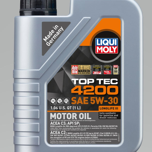 LIQUI MOLY 1L Top Tec 4200 Motor Oil 5W-30