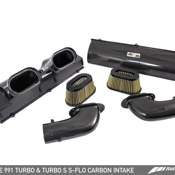 AWE Tuning Porsche 991 (991.2) Turbo and Turbo S S-FLO Carbon Intake