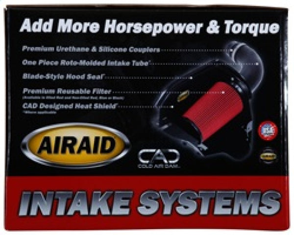 Airaid 05-07 Jeep Grand Cherokee 3.7L CAD Intake System w/ Tube (Oiled / Red Media)